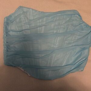 New with tags. Light blue cropped top